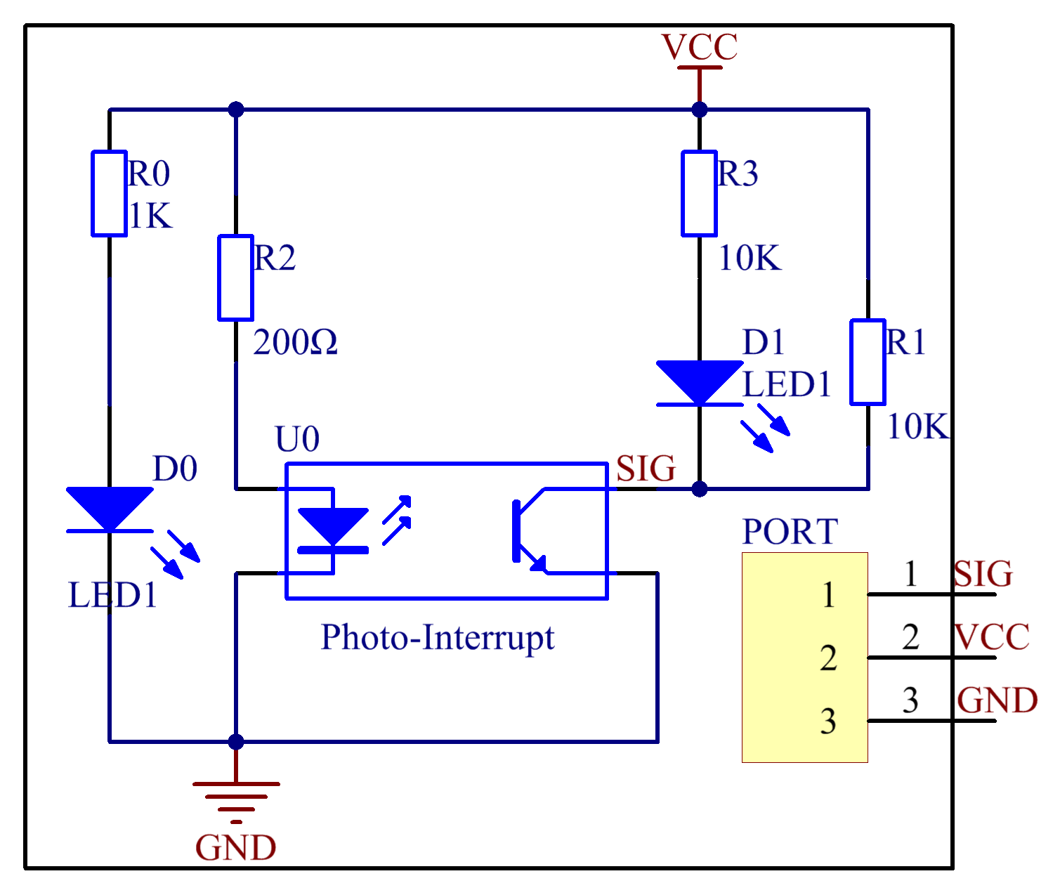 What is the working principle of U-shaped photoelectric switch?