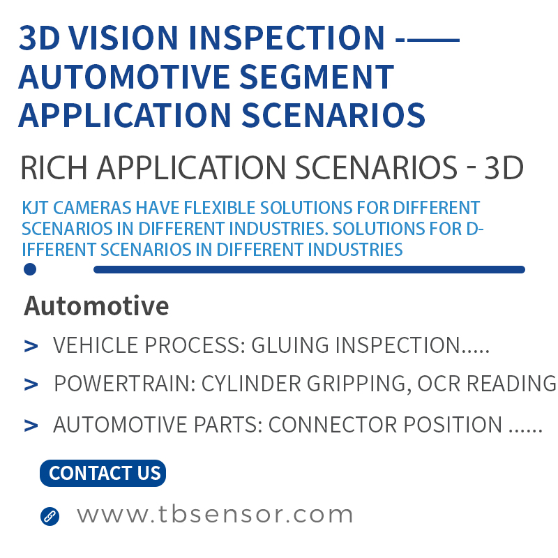 3D vision inspection automotive sector application scenarios