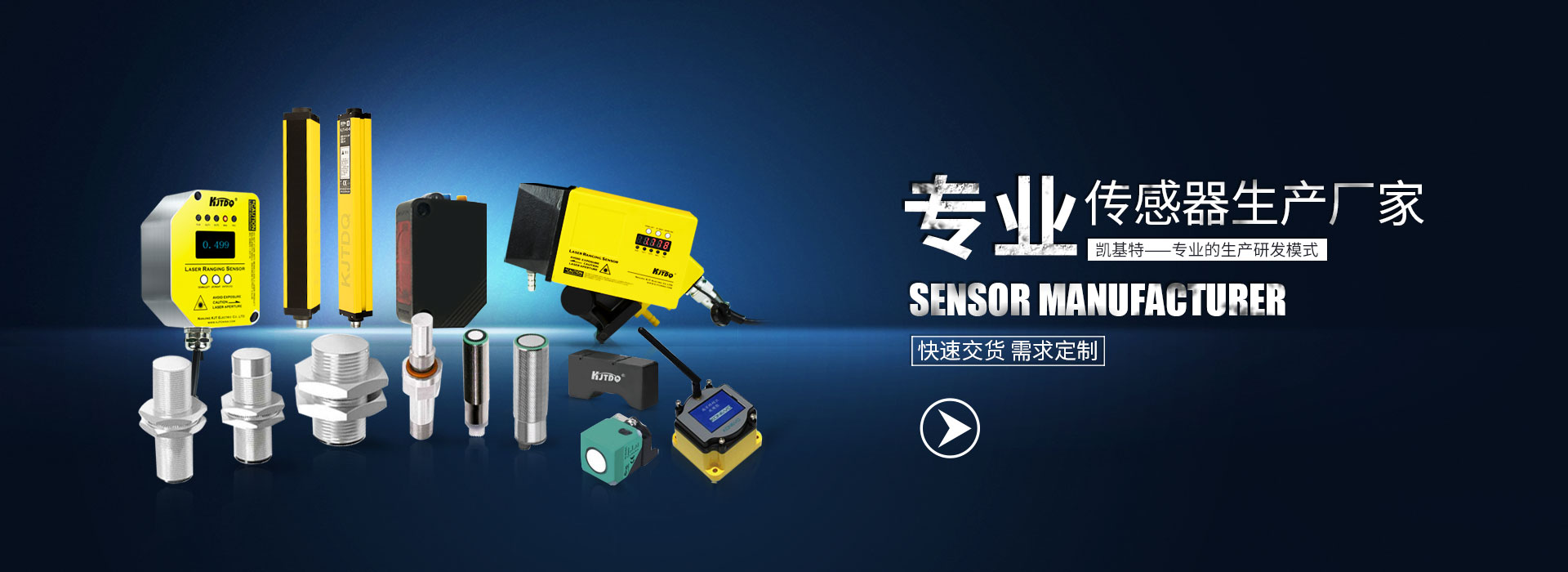 What types of limit proximity sensors are there?
