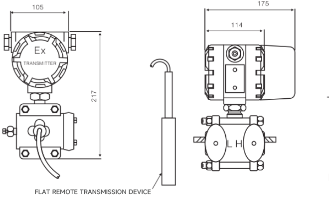 Dual Flange Differential Pressure Transmitter